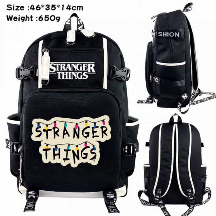 Stranger Things Anime Backpack schoolbag 46X35X14CM 650G