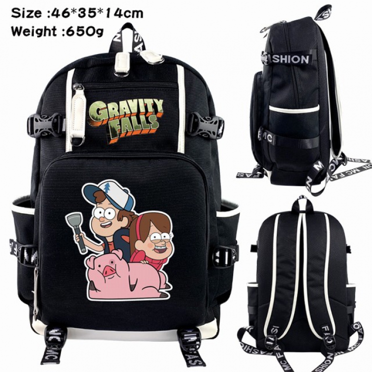 Gravity Falls Anime Backpack schoolbag 46X35X14CM 650G