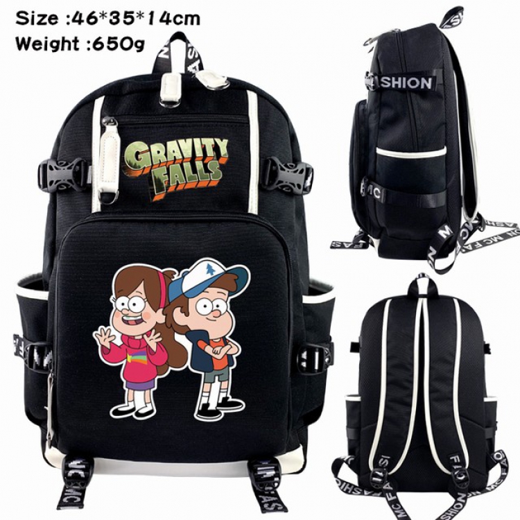 Gravity Falls Anime Backpack schoolbag 46X35X14CM 650G