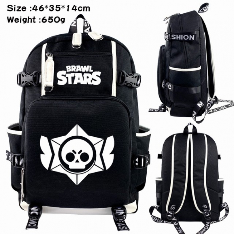 Brawl Stars Anime Backpack schoolbag 46X35X14CM 650G