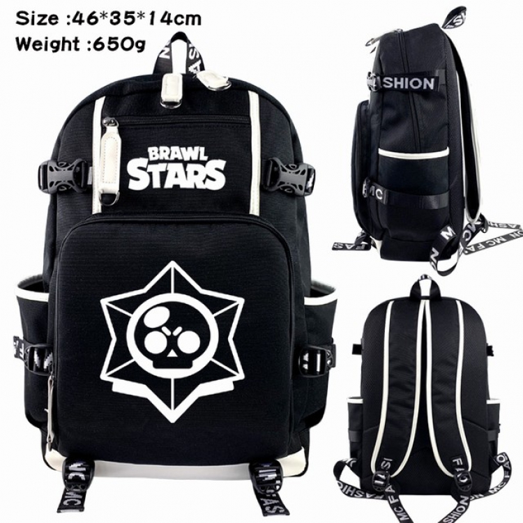 Brawl Stars Anime Backpack schoolbag 46X35X14CM 650G