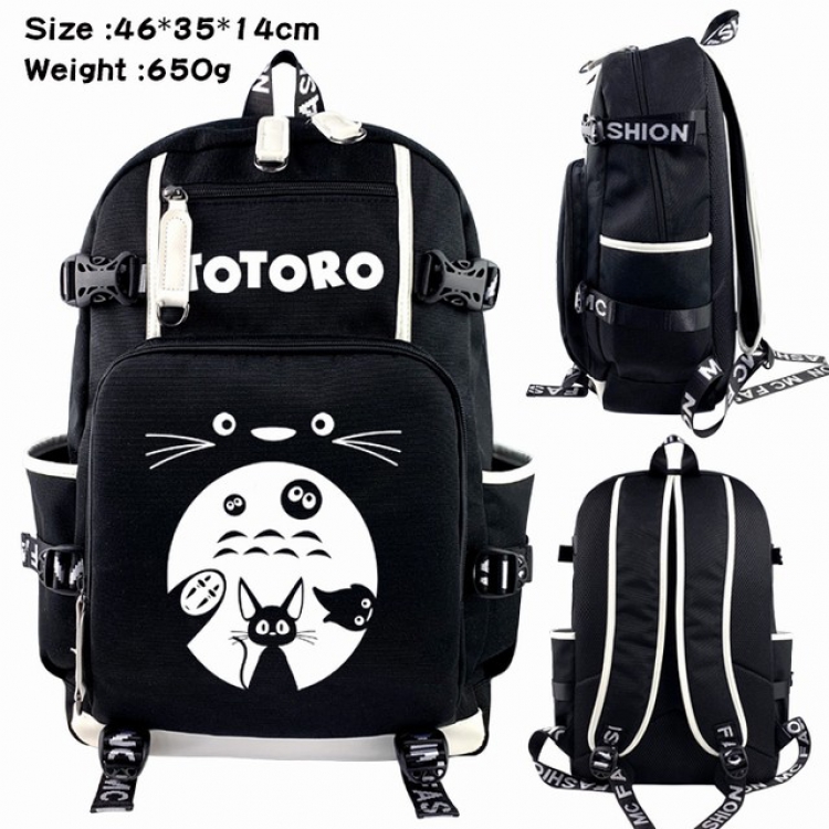 Totoro Anime Backpack schoolbag 46X35X14CM 650G