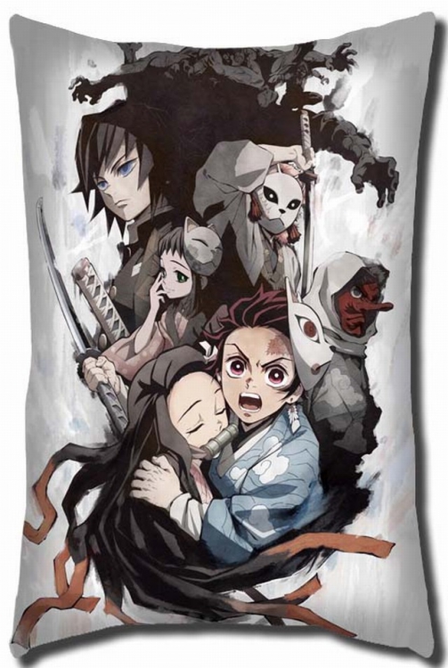 Demon Slayer Kimets Double Sides Long Cushion 40X60CM Book three days in advance  NO FILLING