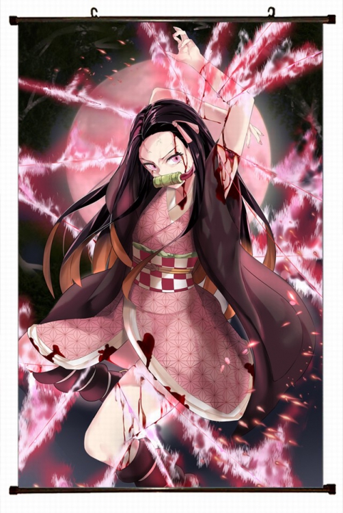 Demon Slayer Kimets Plastic pole cloth painting Wall Scroll 60X90CM preorder 3 days G4-28 NO FILLING