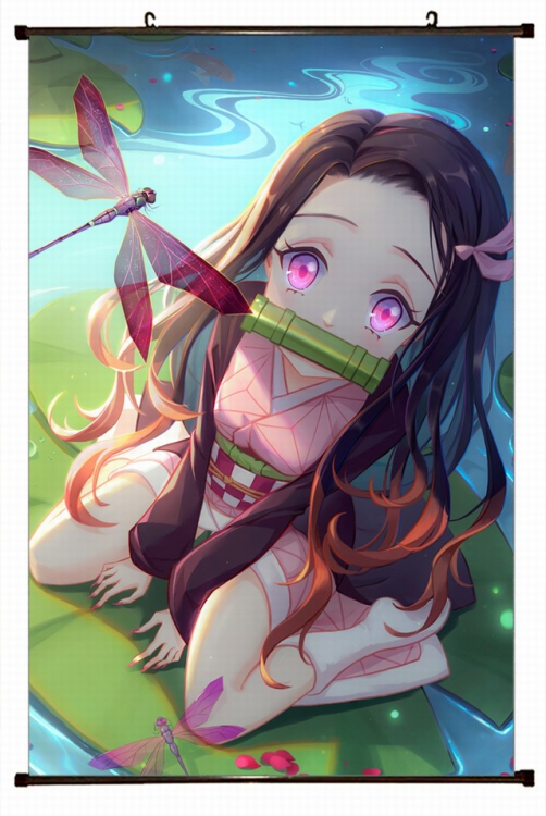 Demon Slayer Kimets Plastic pole cloth painting Wall Scroll 60X90CM preorder 3 days G4-32 NO FILLING