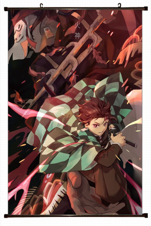 Demon Slayer Kimets Plastic pole cloth painting Wall Scroll 60X90CM preorder 3 days G4-41 NO FILLING