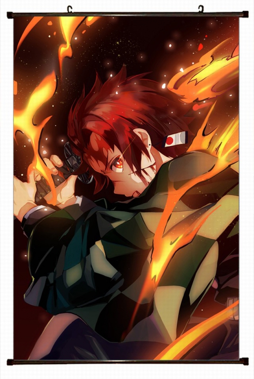 Demon Slayer Kimets Plastic pole cloth painting Wall Scroll 60X90CM preorder 3 days G4-40 NO FILLING