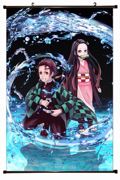 Demon Slayer Kimets Plastic pole cloth painting Wall Scroll 60X90CM preorder 3 days G4-46 NO FILLING