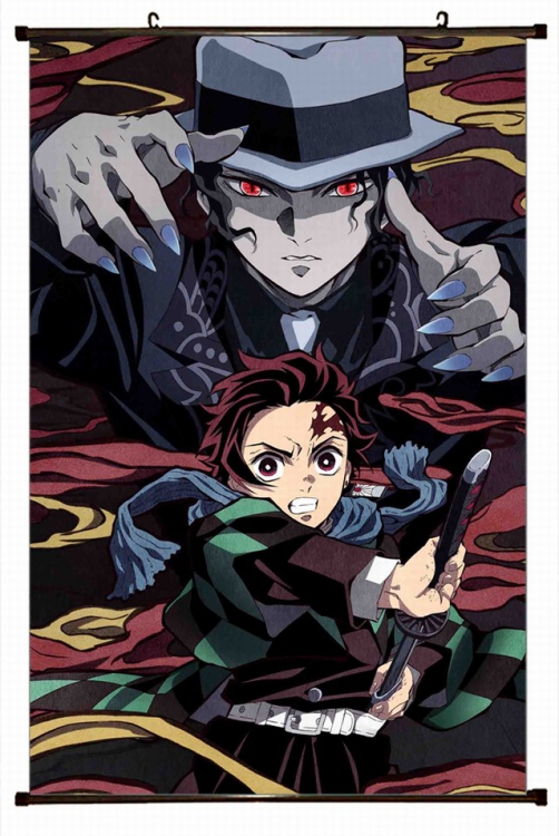 Demon Slayer Kimets Plastic pole cloth painting Wall Scroll 60X90CM preorder 3 days G4-45 NO FILLING