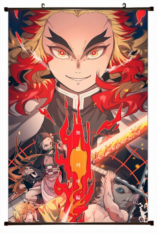 Demon Slayer Kimets Plastic pole cloth painting Wall Scroll 60X90CM preorder 3 days G4-50A NO FILLING