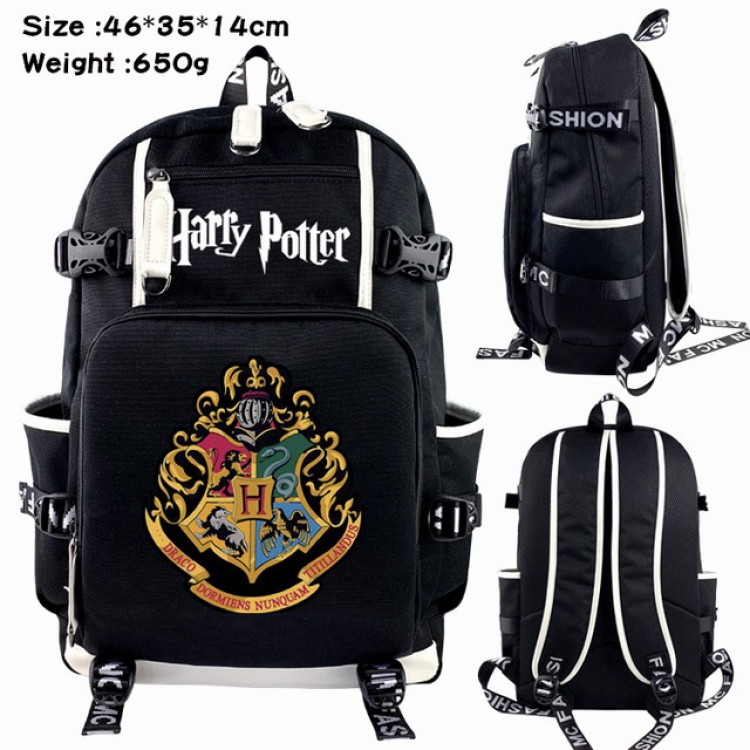 Harry Potter Anime Backpack schoolbag 46X35X14CM 650G