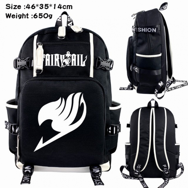 Fairy tail Anime Backpack schoolbag 46X35X14CM 650G