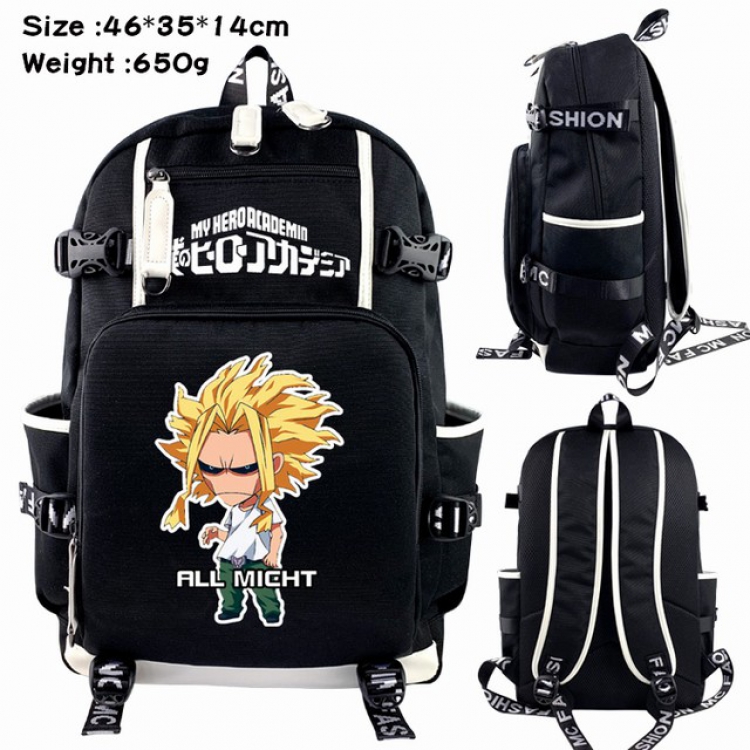 My Hero Academia Anime Backpack schoolbag 46X35X14CM 650G