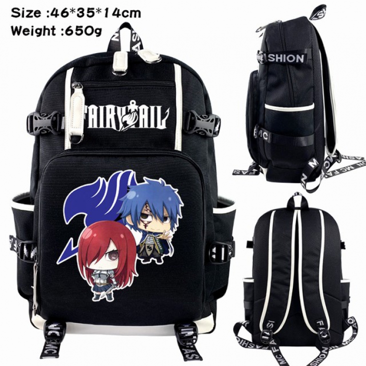 Fairy tail Anime Backpack schoolbag 46X35X14CM 650G
