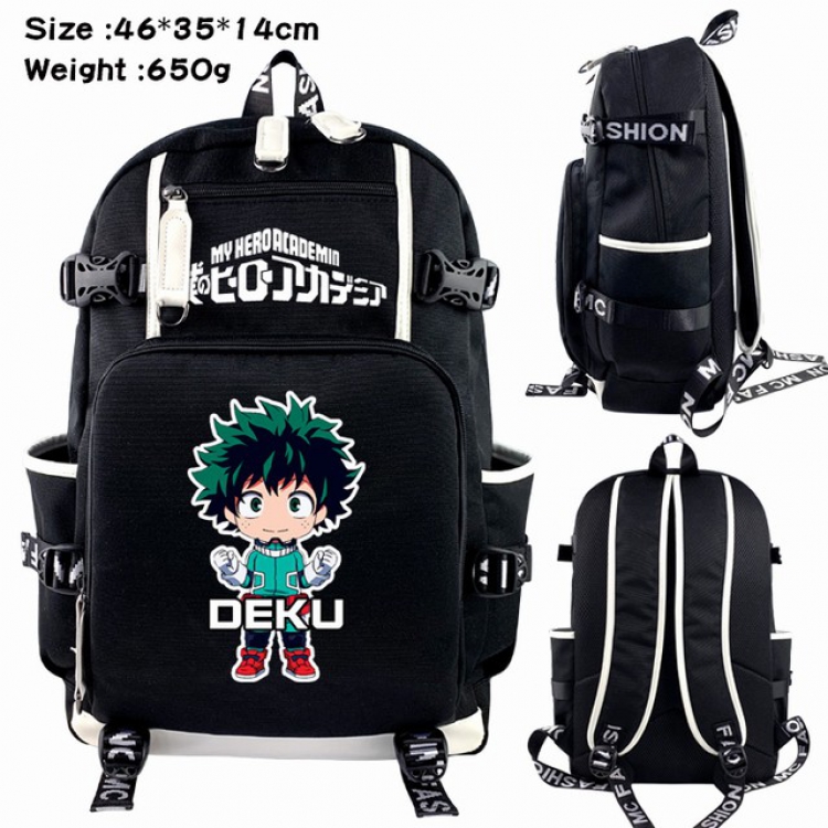 My Hero Academia Anime Backpack schoolbag 46X35X14CM 650G