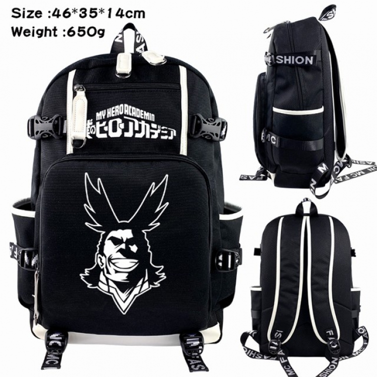 My Hero Academia Anime Backpack schoolbag 46X35X14CM 650G