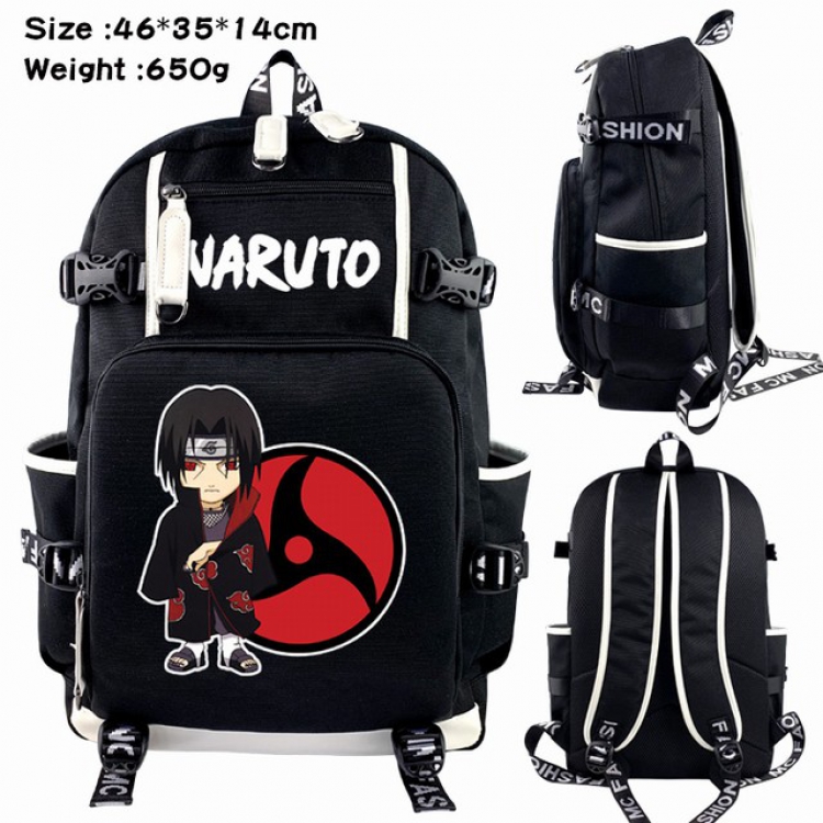 Naruto Anime Backpack schoolbag 46X35X14CM 650G