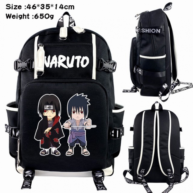 Naruto Anime Backpack schoolbag 46X35X14CM 650G