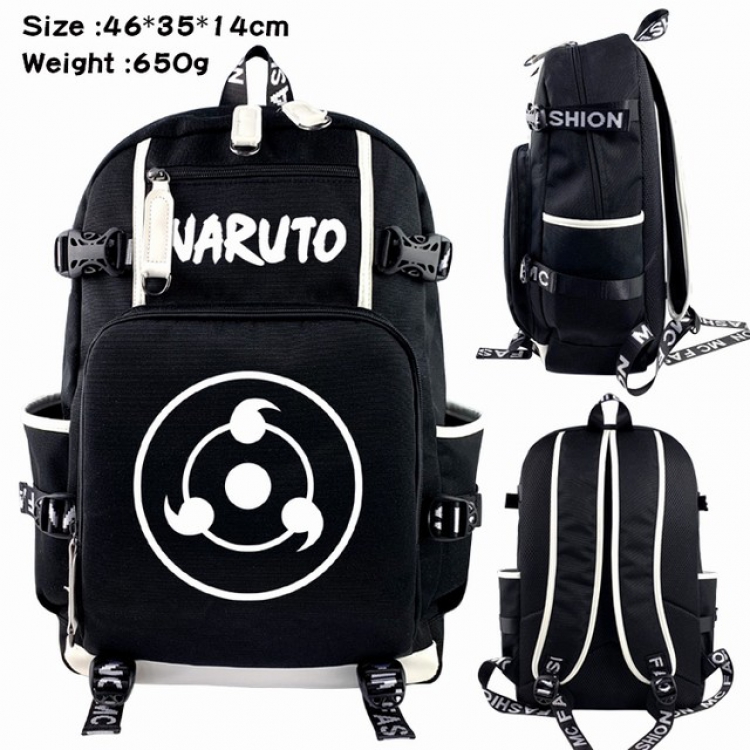 Naruto Anime Backpack schoolbag 46X35X14CM 650G