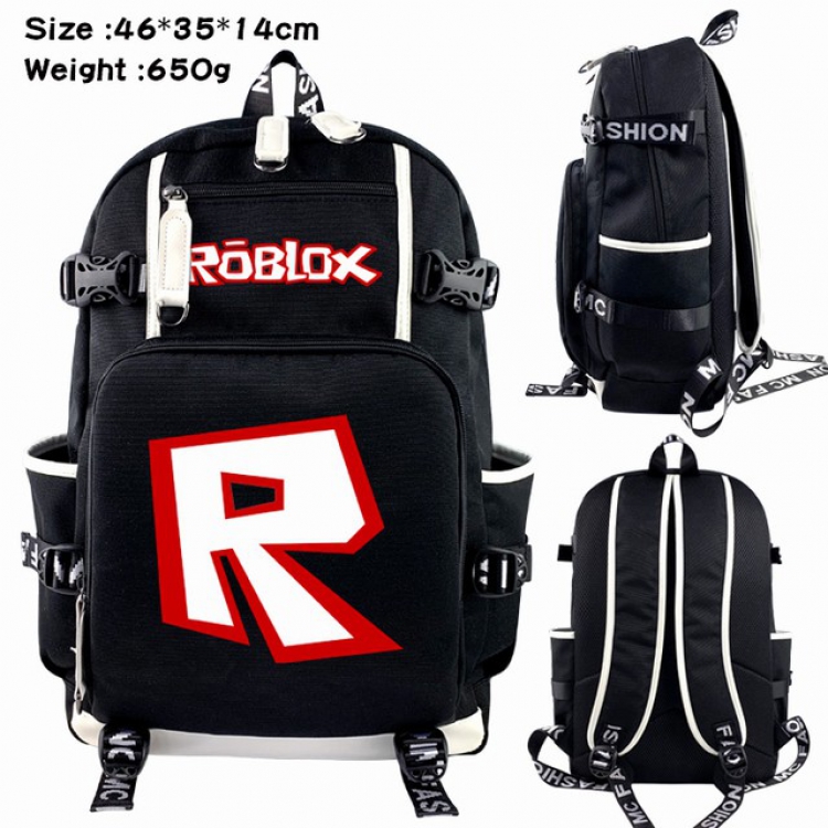 Roblox Anime Backpack schoolbag 46X35X14CM 650G