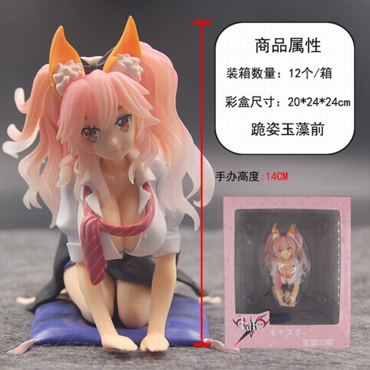 Fate stay night Boxed Figure Decoration Model 14CM Color box size:20X24X24CM a box of 12