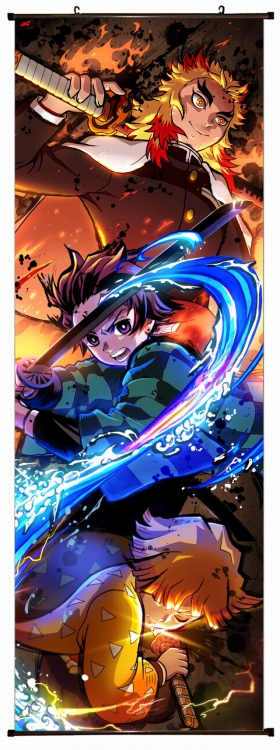 Demon Slayer Kimets Plastic pole cloth painting Wall Scroll 60X170CM preorder 3 days G4-48 NO FILLING