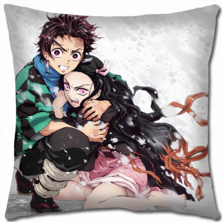 Demon Slayer Kimets Double-sided full color pillow cushion 45X45CM G4-18 NO FILLING