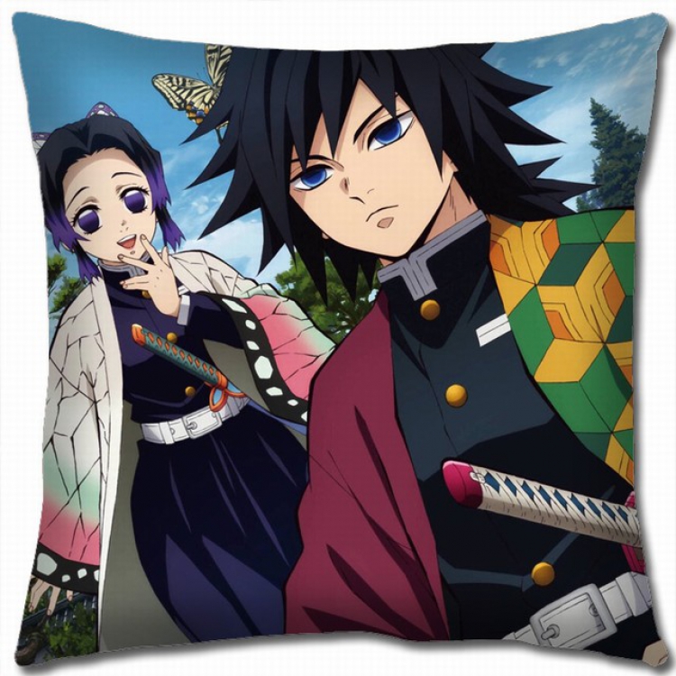 Demon Slayer Kimets Double-sided full color pillow cushion 45X45CM G4-21 NO FILLING