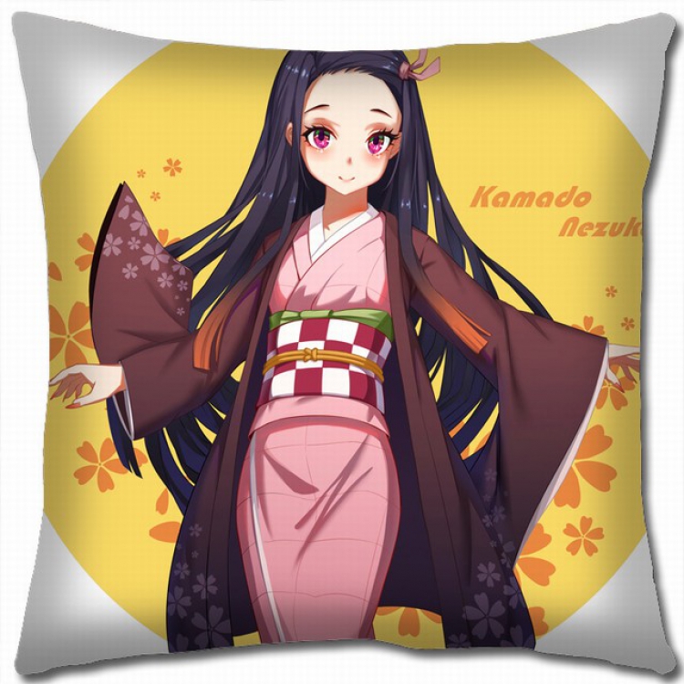 Demon Slayer Kimets Double-sided full color pillow cushion 45X45CM G4-26 NO FILLING