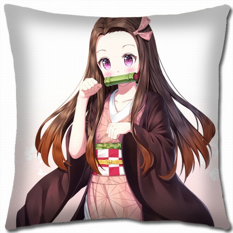 Demon Slayer Kimets Double-sided full color pillow cushion 45X45CM G4-27 NO FILLING