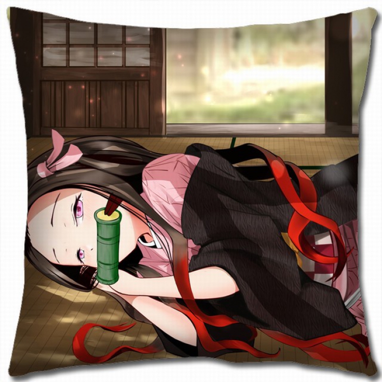 Demon Slayer Kimets Double-sided full color pillow cushion 45X45CM G4-33 NO FILLING