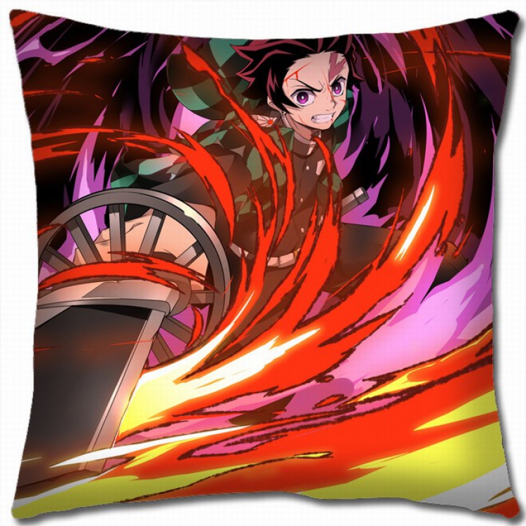 Demon Slayer Kimets Double-sided full color pillow cushion 45X45CM G4-39 NO FILLING