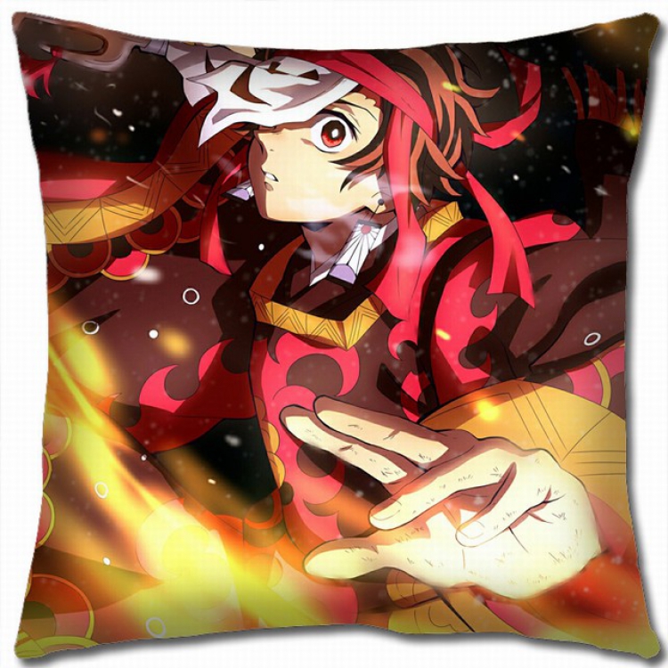 Demon Slayer Kimets Double-sided full color pillow cushion 45X45CM G4-42 NO FILLING