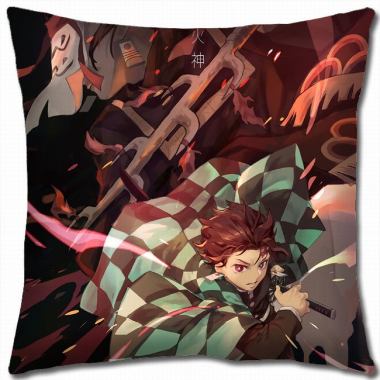 Demon Slayer Kimets Double-sided full color pillow cushion 45X45CM G4-41 NO FILLING