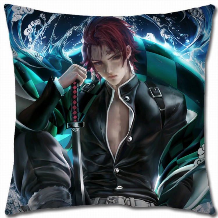 Demon Slayer Kimets Double-sided full color pillow cushion 45X45CM G4-4 NO FILLING