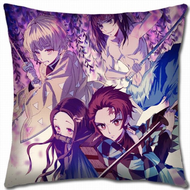 Demon Slayer Kimets Double-sided full color pillow cushion 45X45CM G4-43 NO FILLING