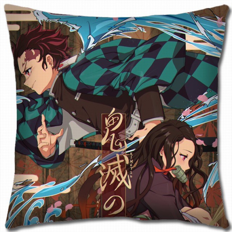 Demon Slayer Kimets Double-sided full color pillow cushion 45X45CM G4-55 NO FILLING