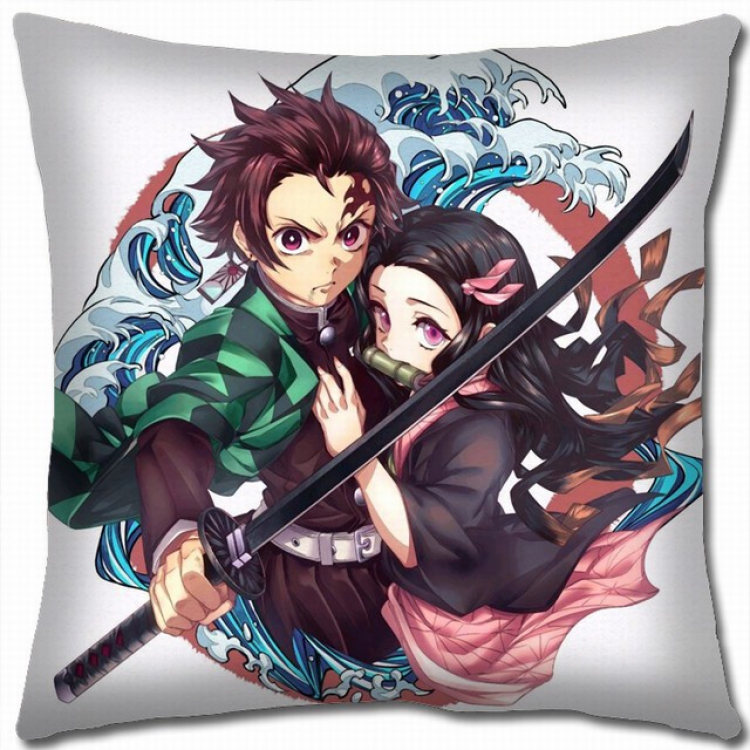 Demon Slayer Kimets Double-sided full color pillow cushion 45X45CM G4-53 NO FILLING