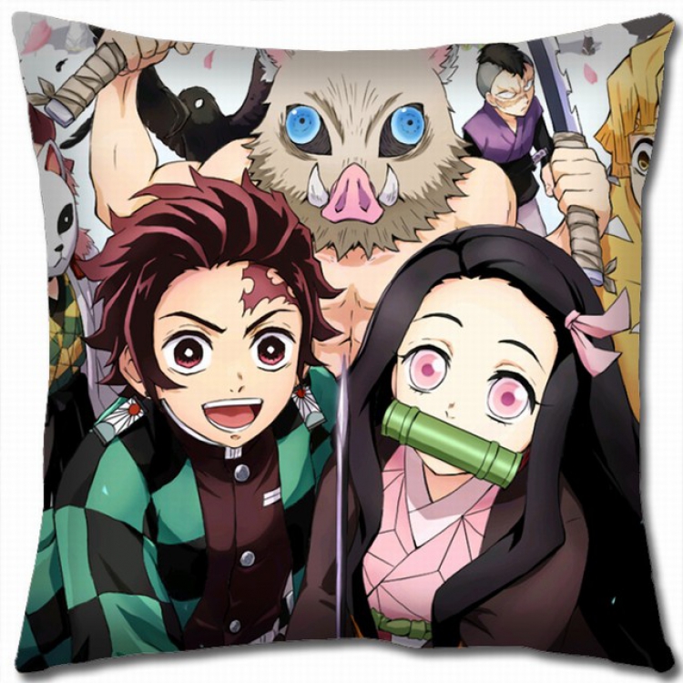 Demon Slayer Kimets Double-sided full color pillow cushion 45X45CM G4-6 NO FILLING