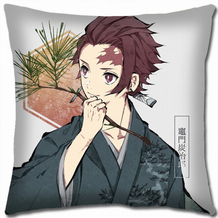 Demon Slayer Kimets Double-sided full color pillow cushion 45X45CM G4-63 NO FILLING