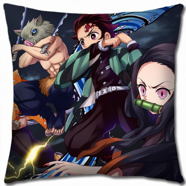 Demon Slayer Kimets Double-sided full color pillow cushion 45X45CM G4-64 NO FILLING
