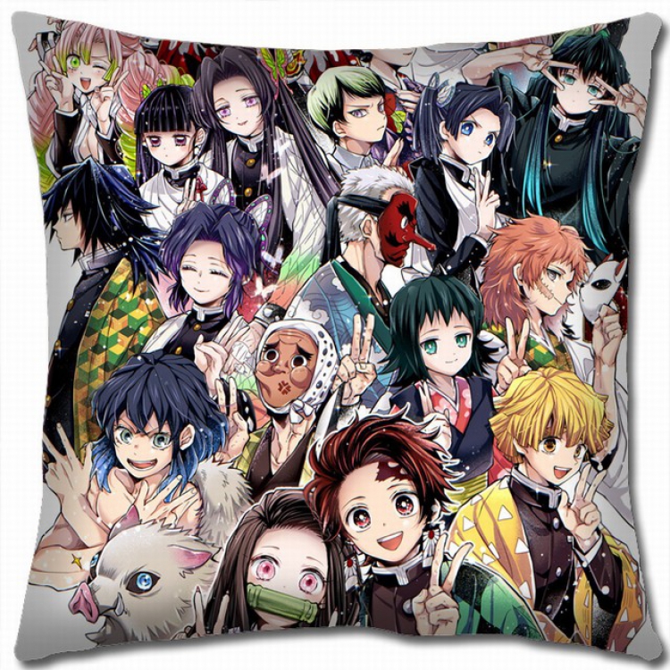 Demon Slayer Kimets Double-sided full color pillow cushion 45X45CM G4-65 NO FILLING