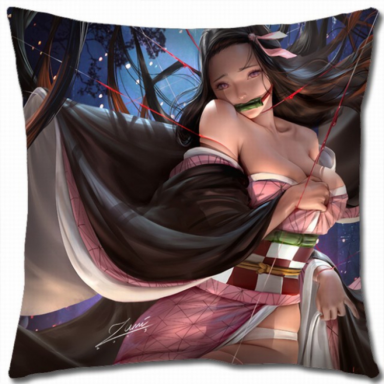 Demon Slayer Kimets Double-sided full color pillow cushion 45X45CM G4-71 NO FILLING