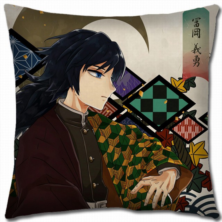Demon Slayer Kimets Double-sided full color pillow cushion 45X45CM G4-9 NO FILLING