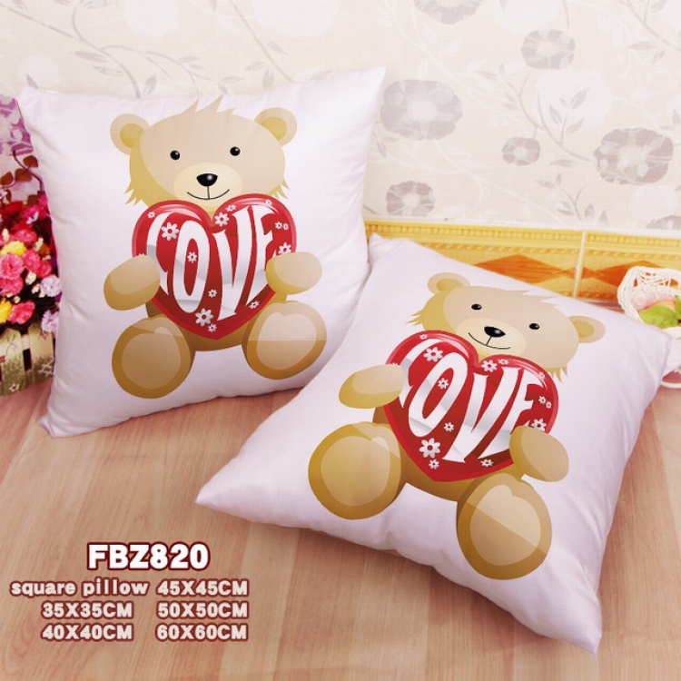 Animal Double-sided full color pillow cushion 45X45CM-FBZ820