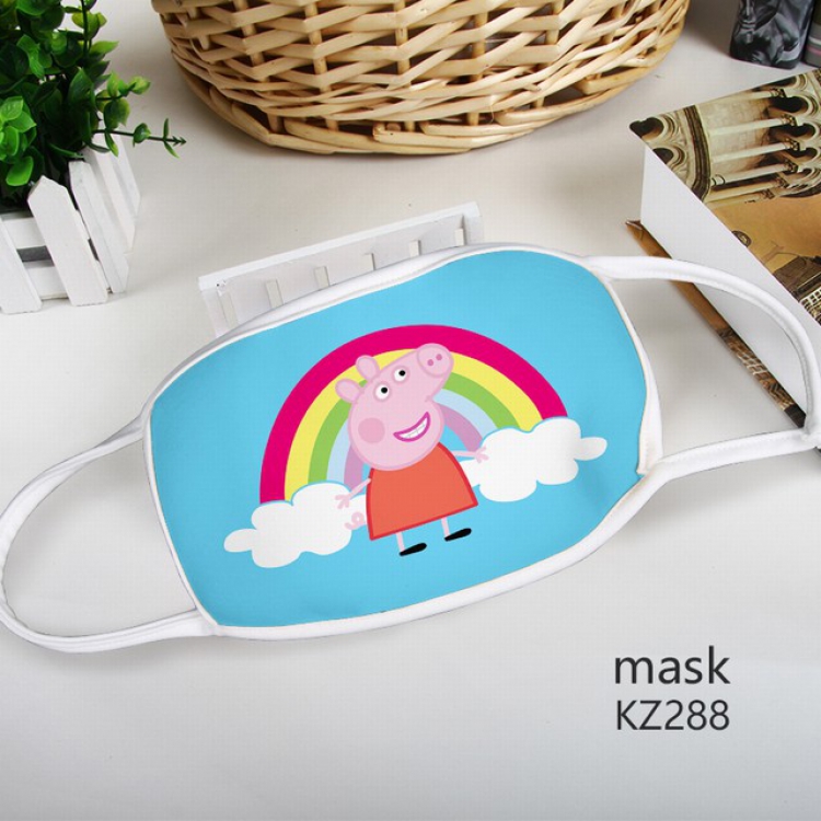 peppa pig Color printing Space cotton Mask price for 5 pcs KZ288