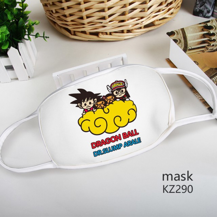 Dragon Ball Color printing Space cotton Mask price for 5 pcs KZ290