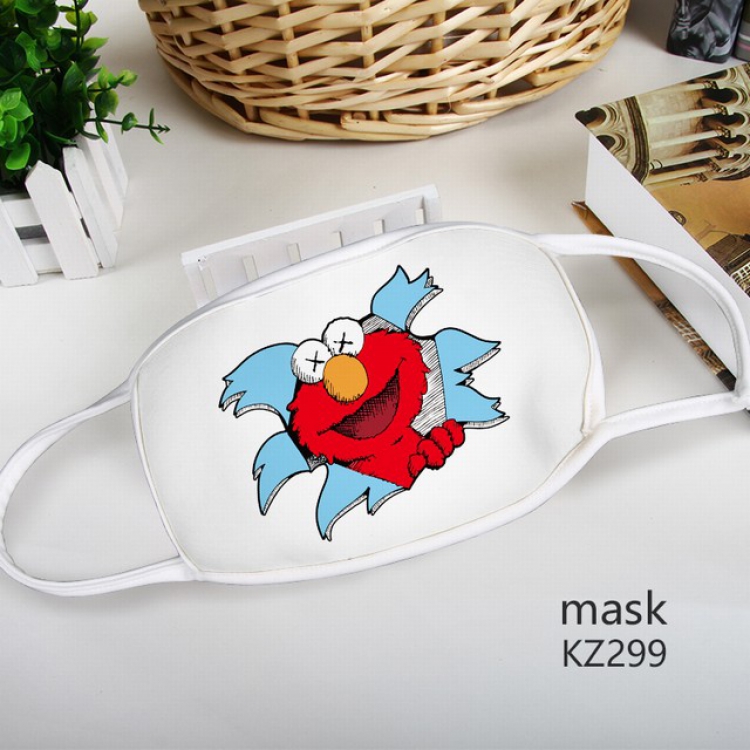 Sesame Street Color printing Space cotton Mask price for 5 pcs KZ299