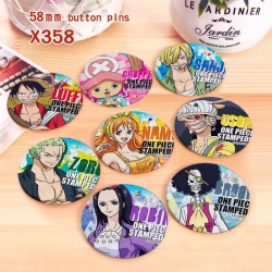 One Piece a set of 8 models Ti...