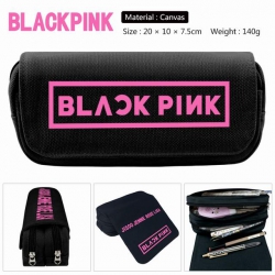 Black Pink Anime double layer ...